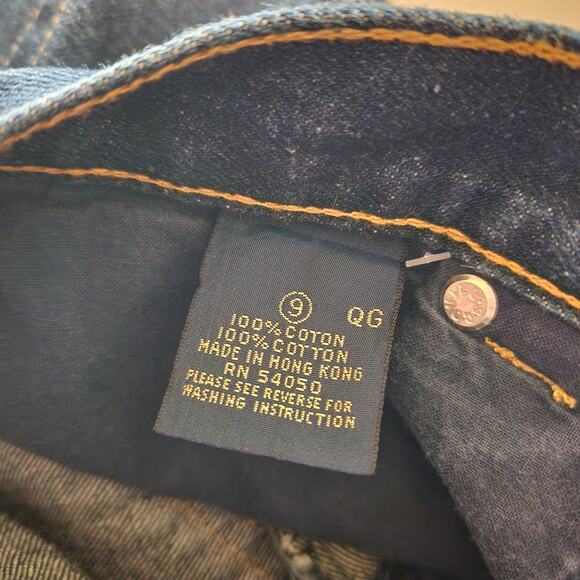 Vintage 80s Gloria Vanderbilt Dark Wash High Waisted Tapered Leg Mom Jeans 0 - Picture 5 of 10